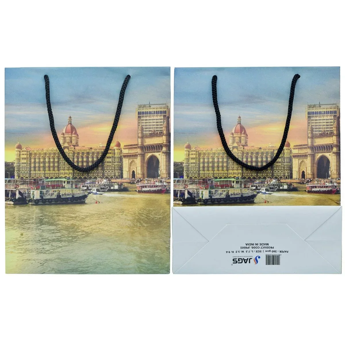 Jags Paper Bag Small (A5) Gateway of India A5 JPBS02 Pack of 12 Pcs - Image 4