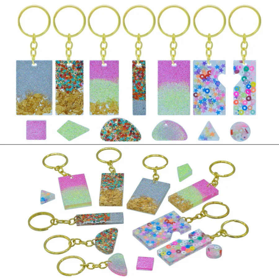 JAGS Resin Art Kit for Keychain Making | JRAK500 | DIY Personalized Resin Keychains - Image 2