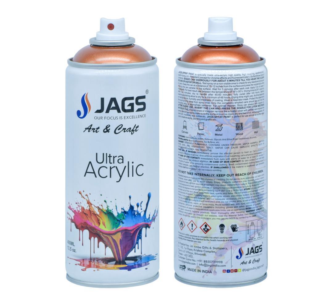 Jags Spray Ultra Acrylic 400ml – Pearl Copper 632 - Image 3