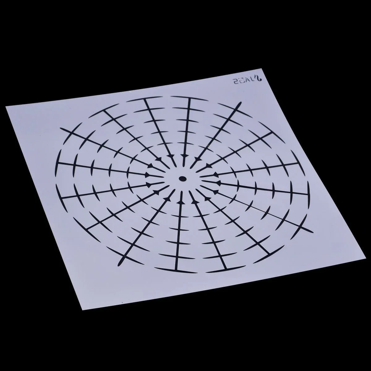 Jags Drawing Stencil Number Placement 12 inch (1pcs) Pack of 1 - Image 2