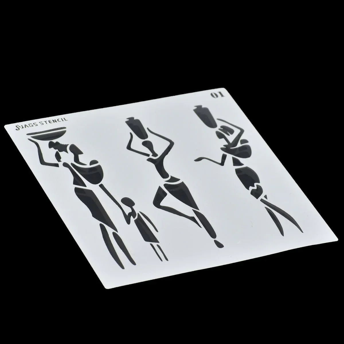 Jags Drawing Stencil Plastic 6x6 1Pcs 1 No JSP6X6-1 - Image 2