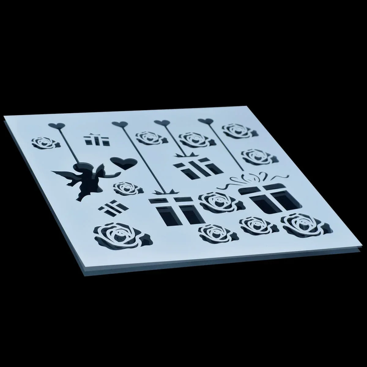 Jags Drawing Stencil Plastic 8x8 1Pcs 7 No JSP8X8-7 - Image 2