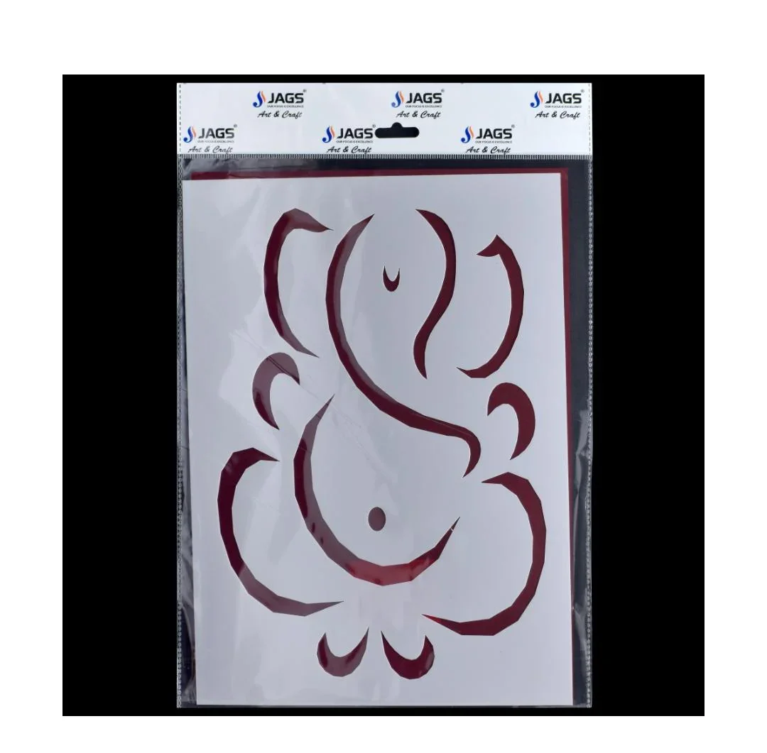 Jags Stencil Plastic A4 Ganesh (2 No) - Image 2