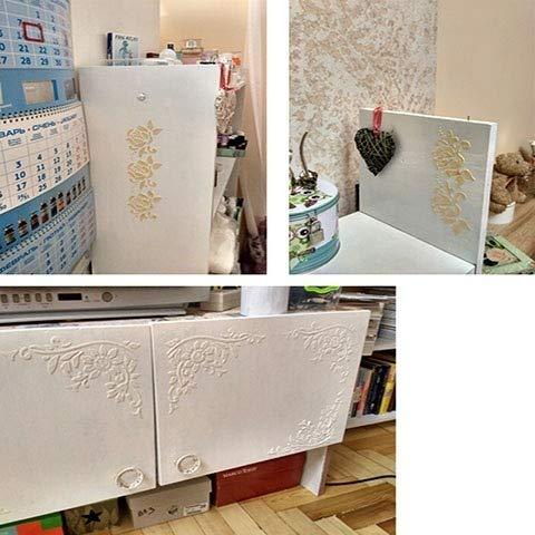 Jags Drawing Stencil Plastic Border I Bookmark stencil 4in1 2x8 Inch - Elevate Your Designs with Exquisite Border Stencils! - Image 4