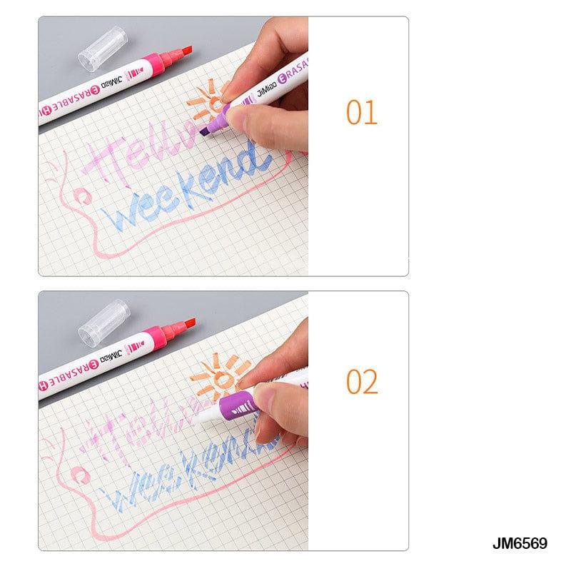 Erasable Highlighter Pen Set - 10 Vibrant Colors - Image 3