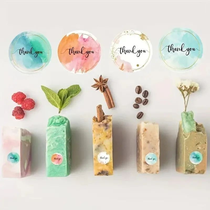 (JUMBO ROLL) Thank you labels for your small business (500 Labels) 1 inch CDA251 - Image 6