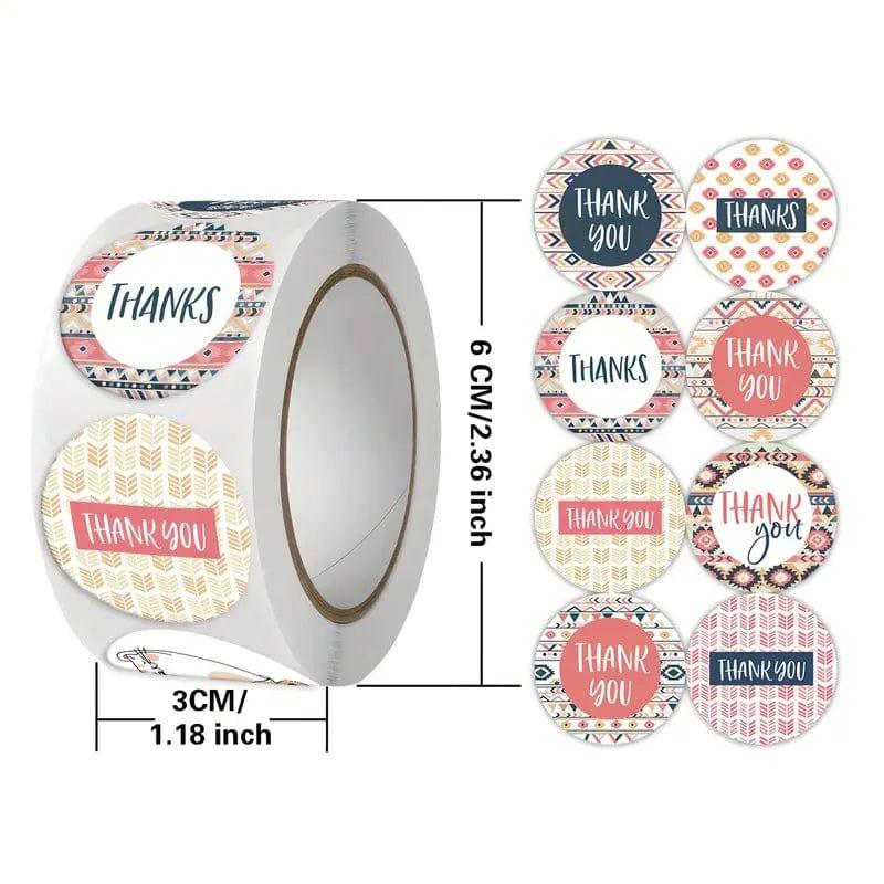 (JUMBO ROLL) Thank you labels for your small business (500 Labels) 1 inch - Image 4