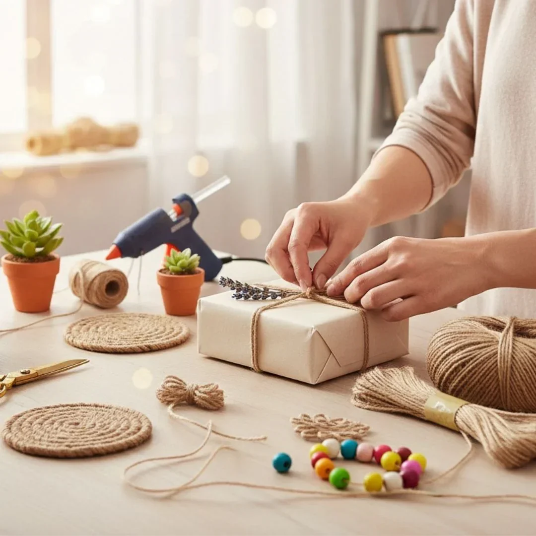 Plain Jute Thread Set | 12 Pieces for Craft & DIY - Image 5
