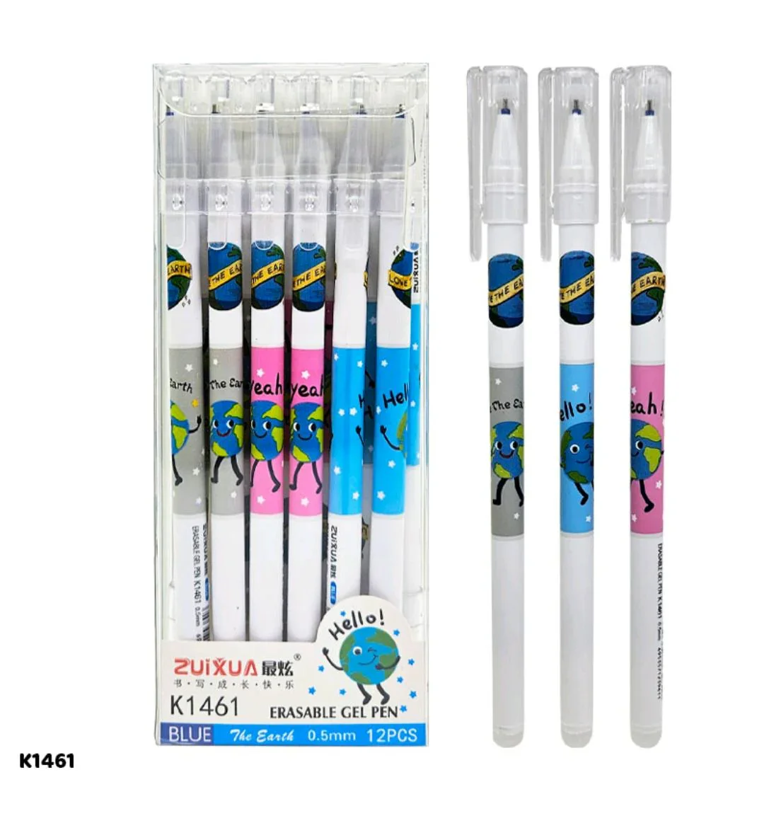 Vibrant Erasable Gel Pens Set l Pack of 4 pens