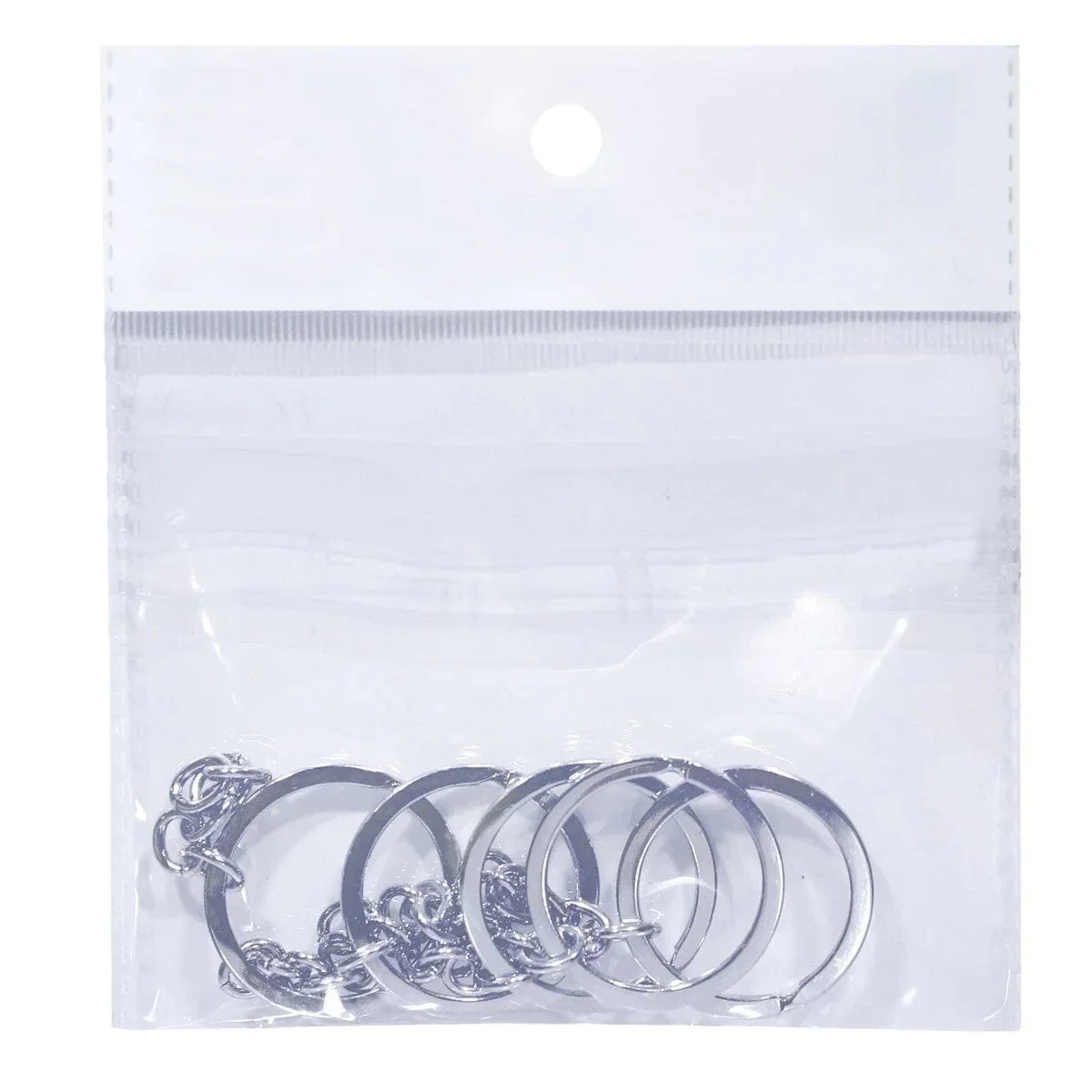 Silver Key Chain Fittings – 12 Pcs (KF12PC) - Image 7