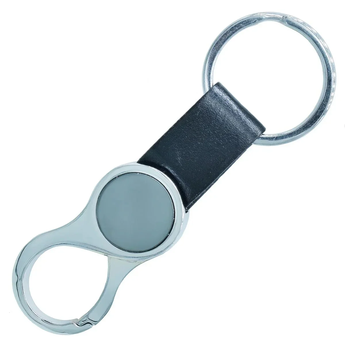 Key Chain Lethar Hook With Ring Black KCLH04 - Image 2
