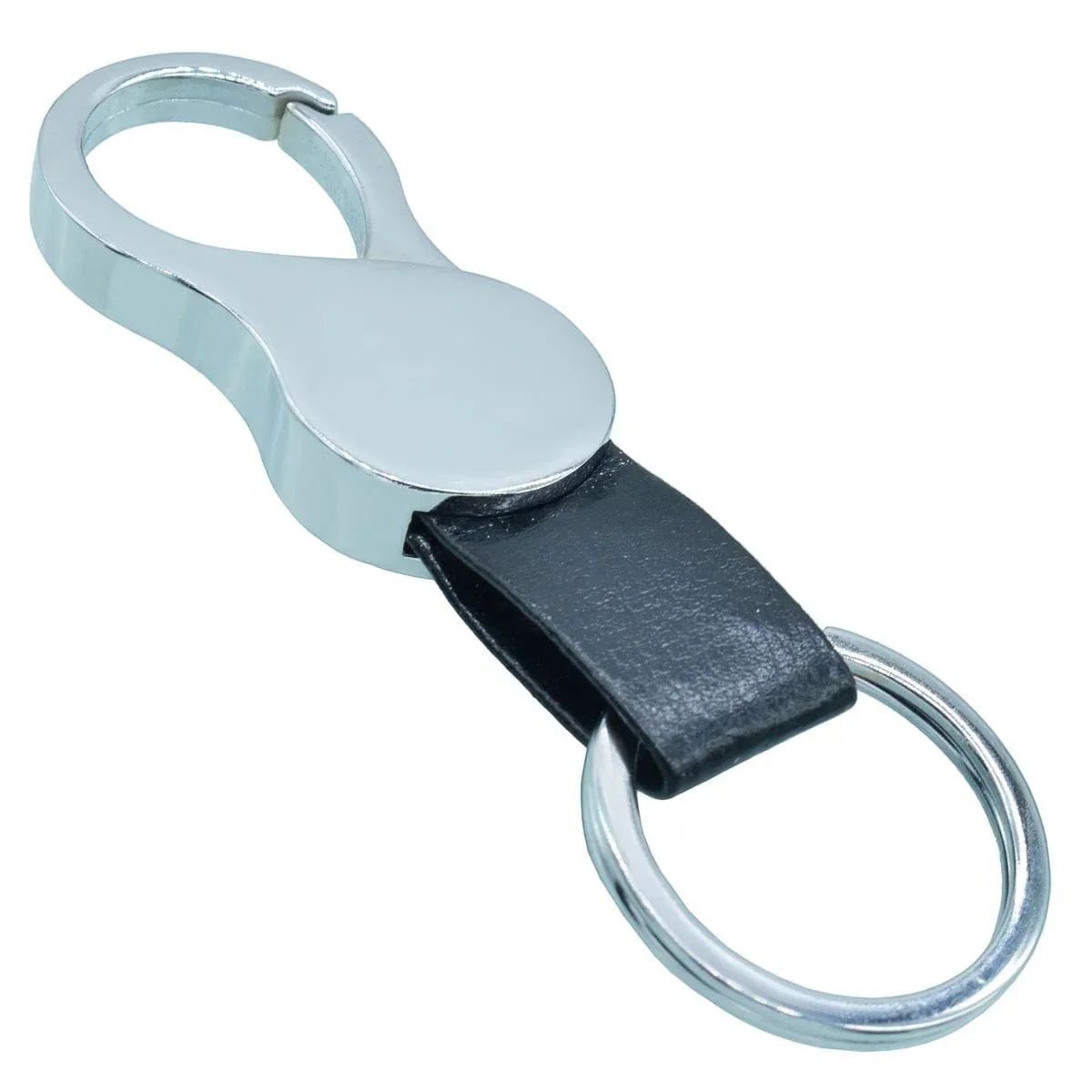 Key Chain Lethar Hook With Ring Black KCLH04 - Image 3