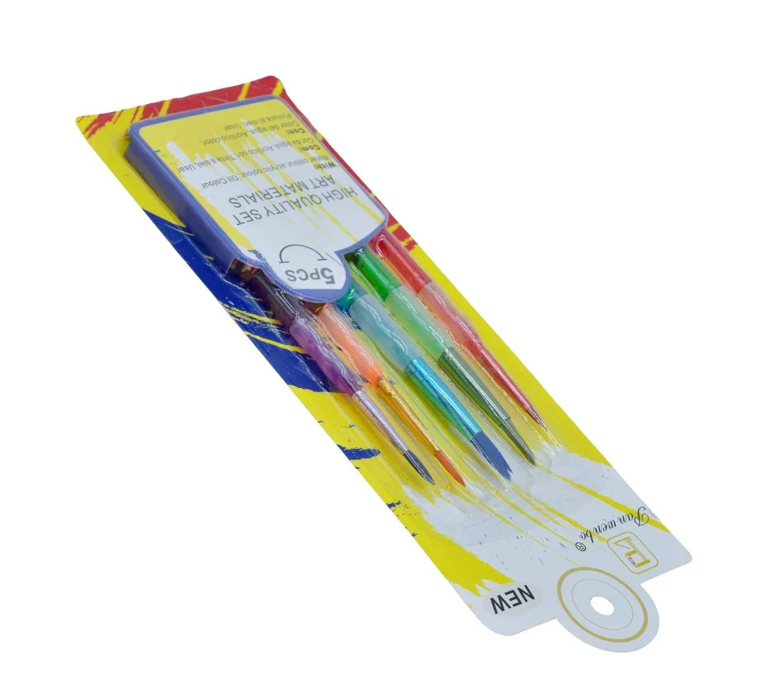 Kids’ Round Painting Brush Set – 5 Pcs | HB6187A - Image 3