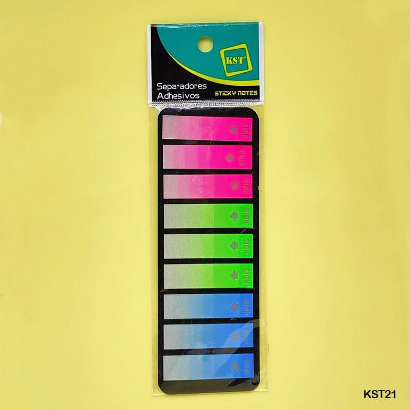 Sticky Notes Page Markers | Multicolor Index Tabs for Study & Office Use | Pack of one - Image 2