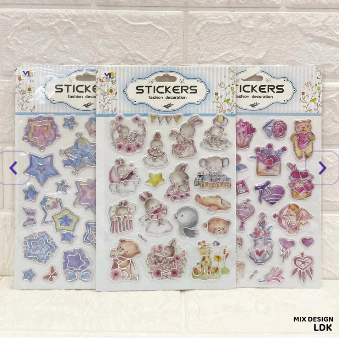 Ldk Sticker Fashion Decoration Silver Border - Image 2