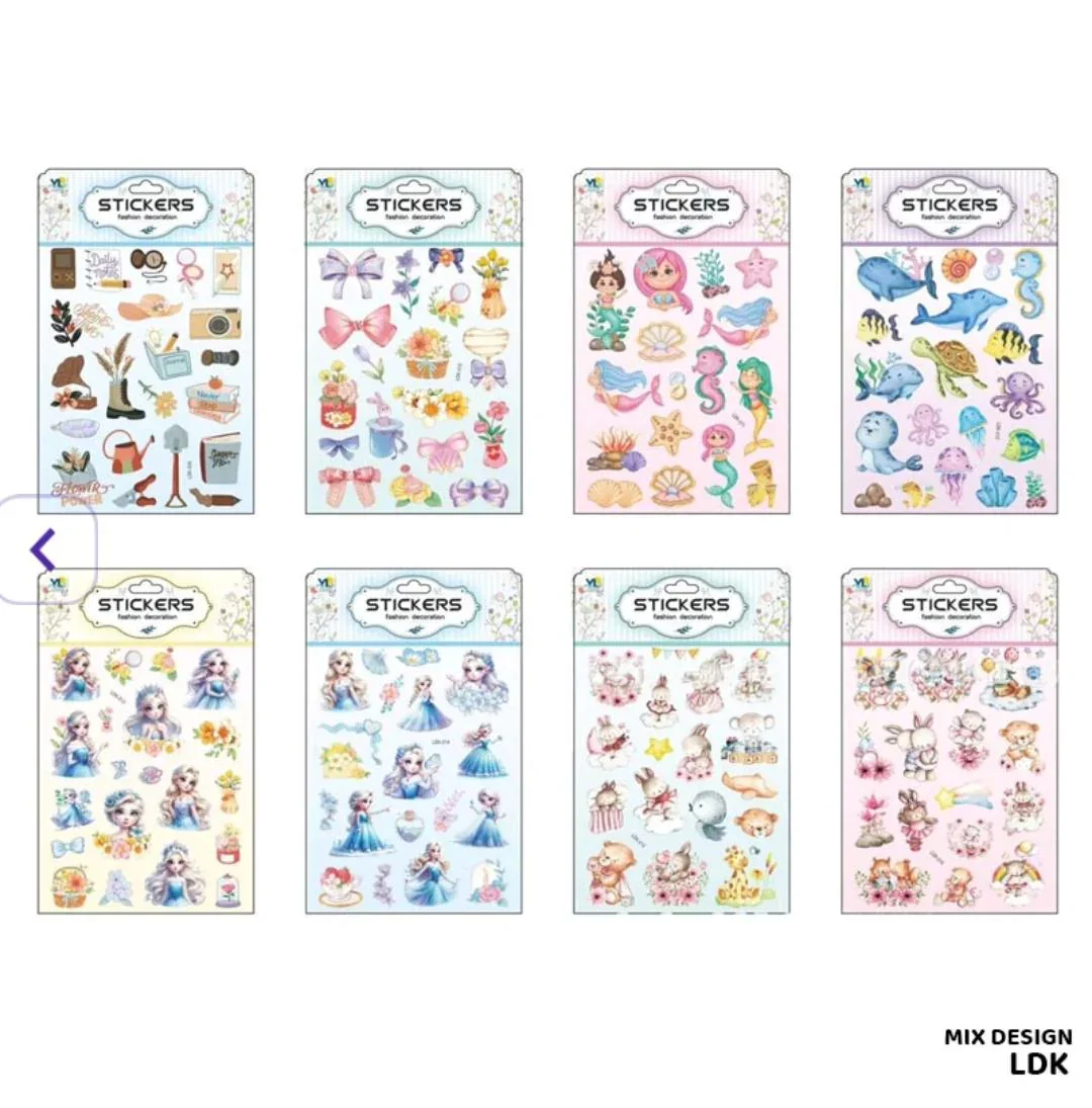 Ldk Sticker Fashion Decoration Silver Border - Image 4