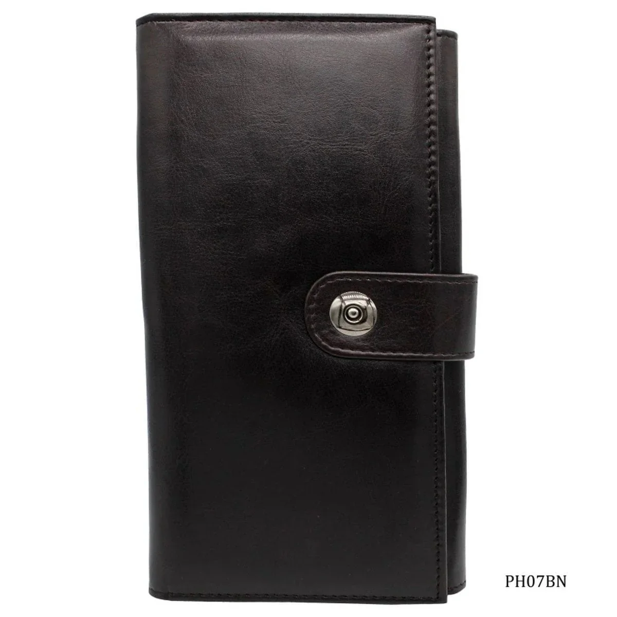 Leatherette Passport Holder Broun PH07BN
