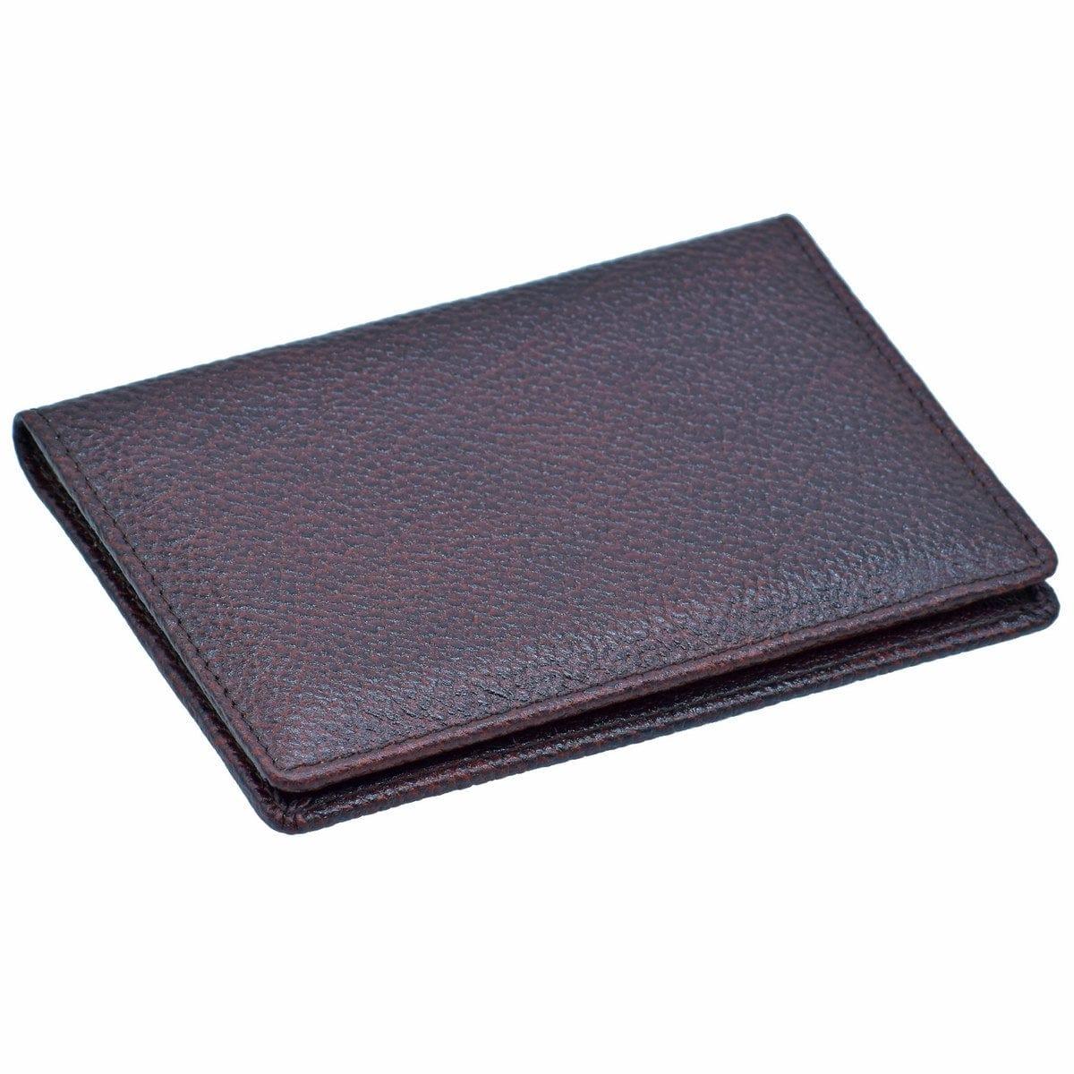Leatherette Passport Holder Brown - Image 4