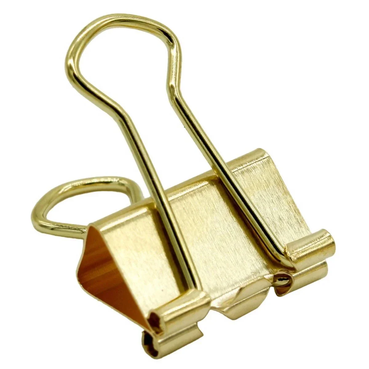 Luxurious Gold Large Binder Clips - 19mm (40pcs Box) - Image 3