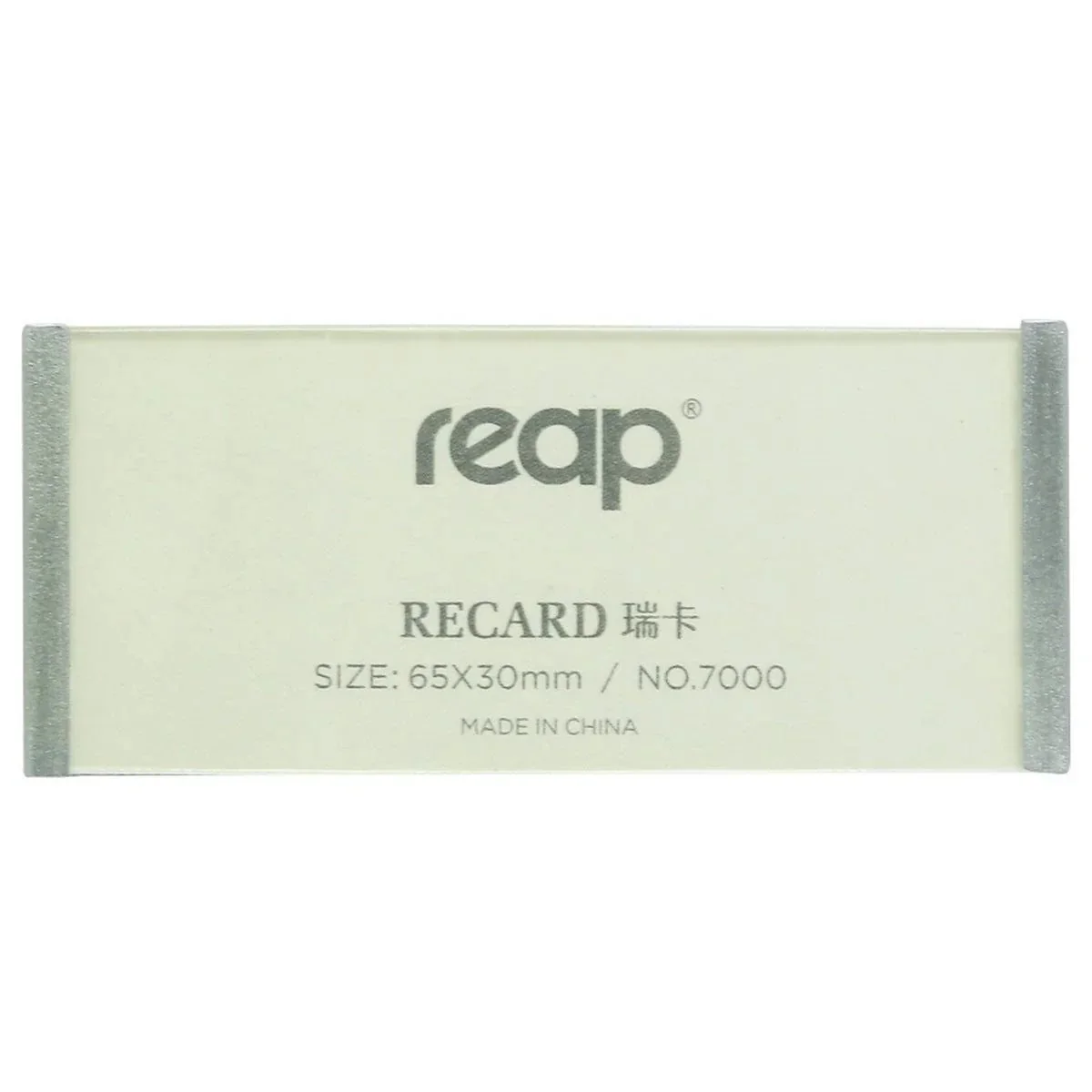 Magnetic Batch Silver 65X30mm Plastic Plate - Image 2