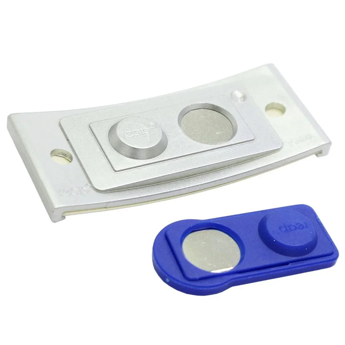 Magnetic Batch Silver 65X30mm Plastic Plate - Image 4