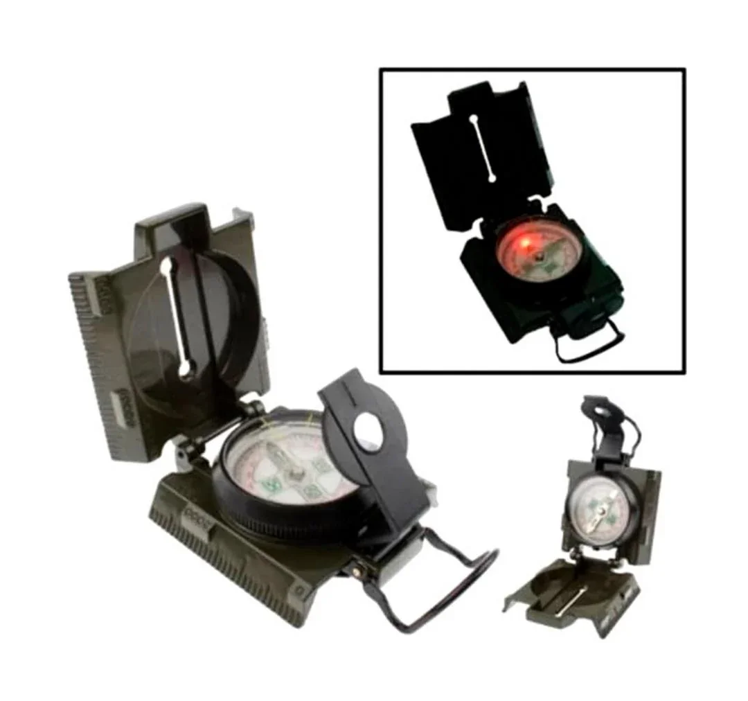 Lensatic Magnetic Compass for Hiking & Camping – Model L45-8A - Image 3