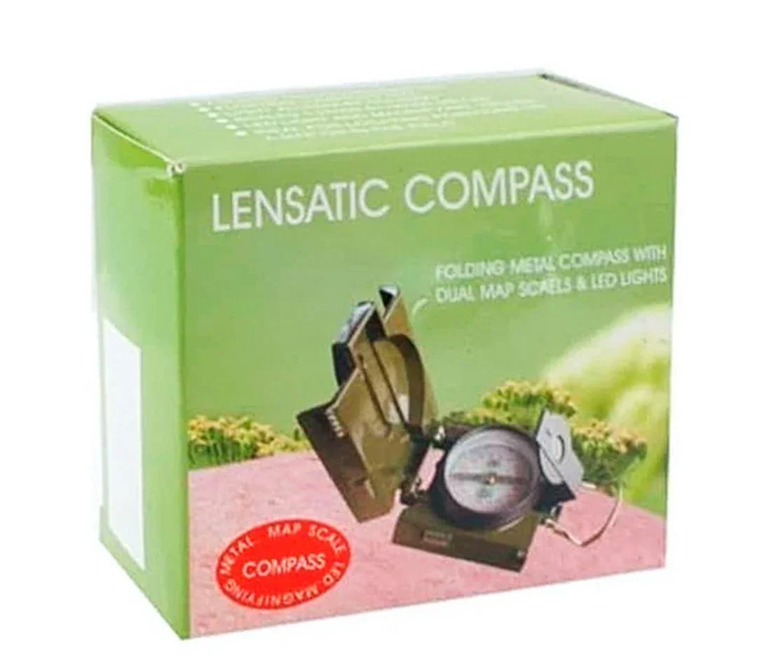 Lensatic Magnetic Compass for Hiking & Camping – Model L45-8A - Image 4