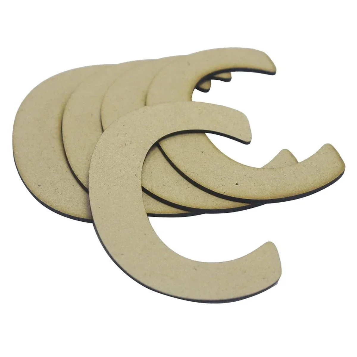 MDF & wooden Crafts Alphabets Letter 4Inch 5 Pcs MAL4-C - Image 2
