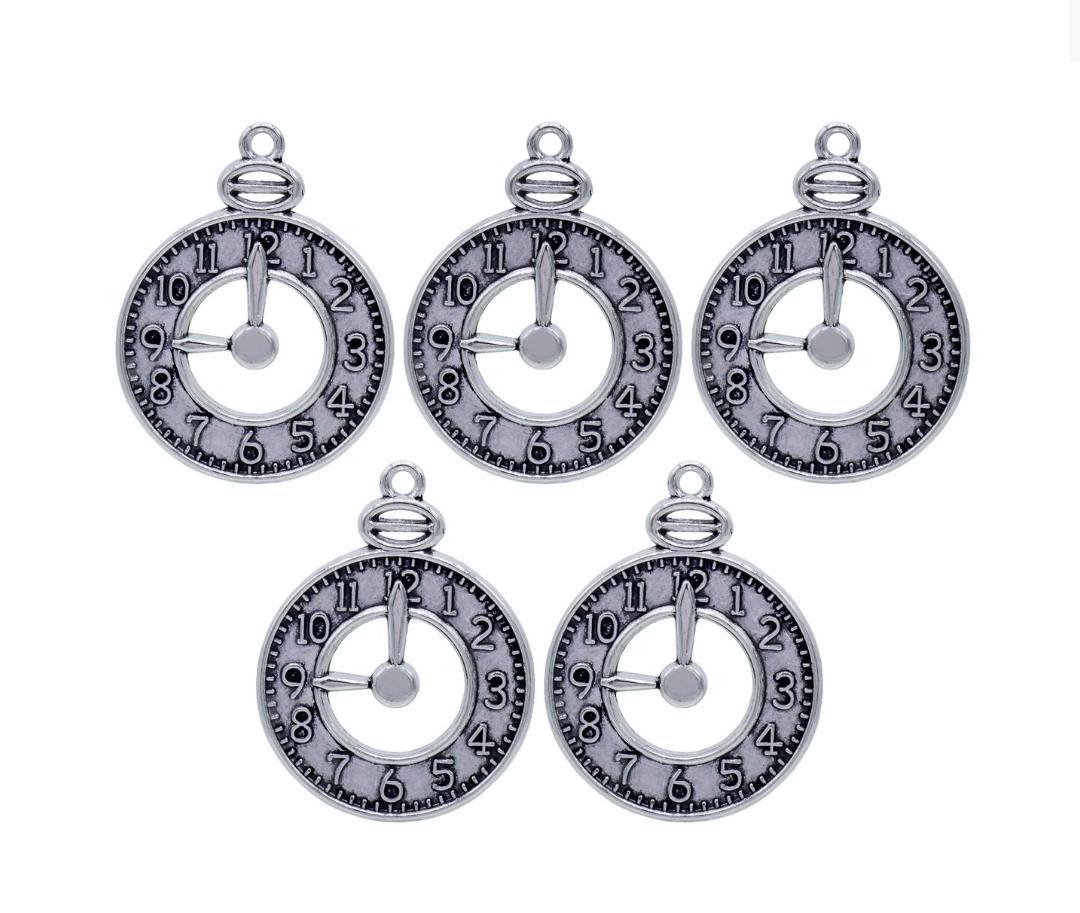 Vintage Number Watch Metal Craft Fittings – 5 Pcs - Image 2