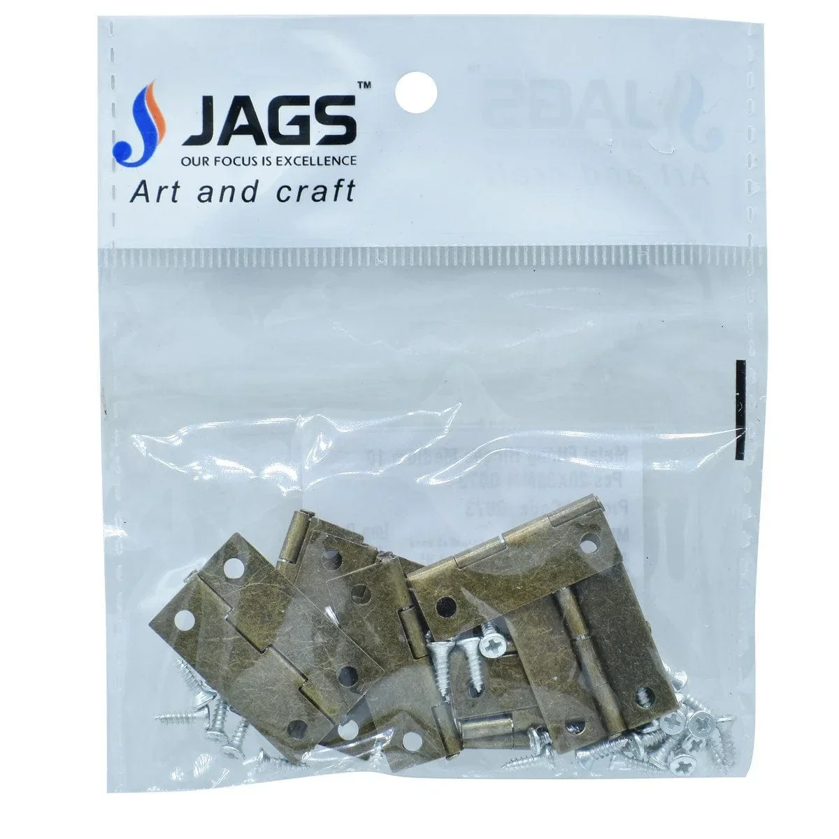 Metal Fitting Hinges Medium (10 Pcs) (20X30MM) - Image 4