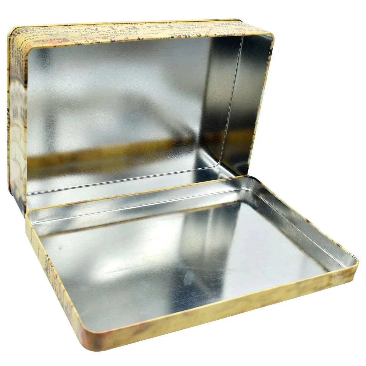 Metal Gift Box Print Rectangle Tins 221x141x47MM MGBR03 - Image 4