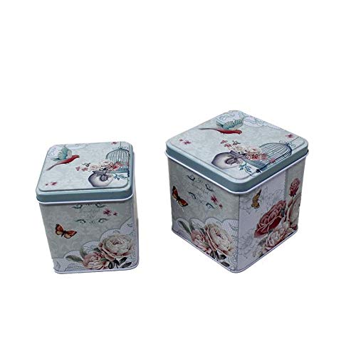 Metal Tin-box Square 2pcs  Pack of 1 - Image 2