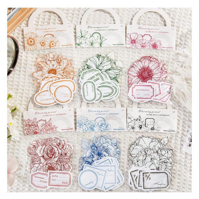 Blooming Flower Sticker 76*80Mm 40Pc      Code  Mhd003 - Image 3