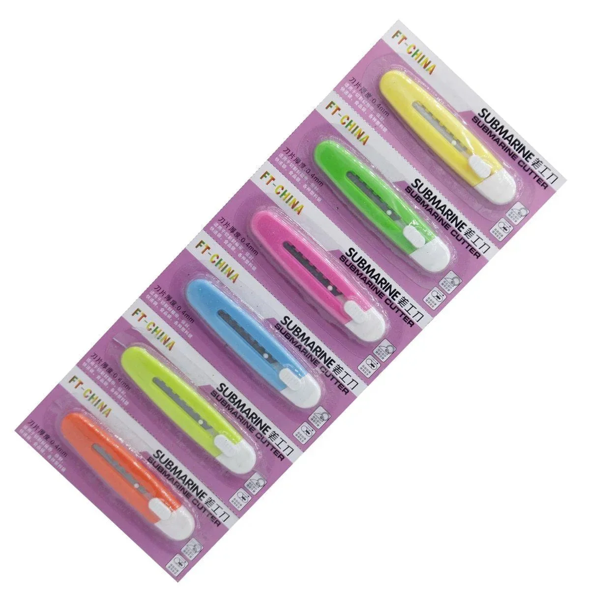 Mini Paper Cutter Submarine (6pcs)  pack of 1 - Image 6