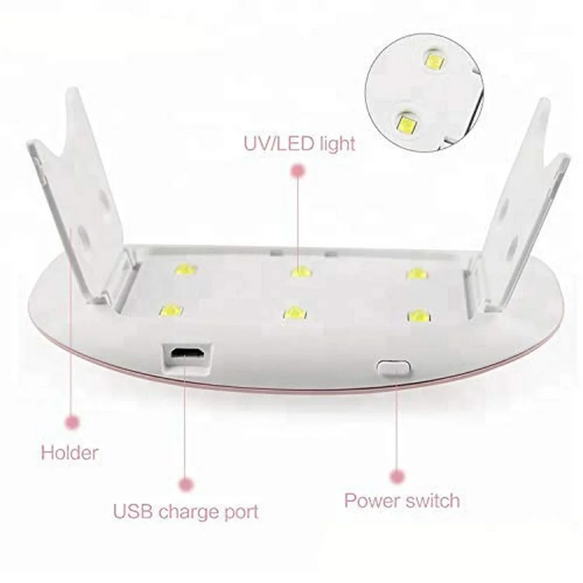 UV Light lamp for Quick resin drying. Nail Paint drying UV machine-Medium - Image 3