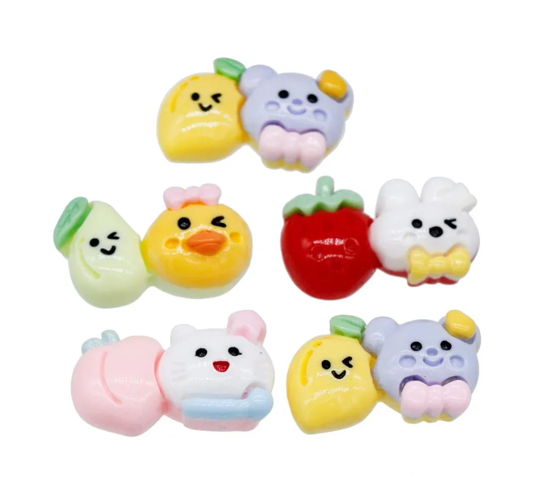 Miniature Model Cartoon Fruit 5 Pcs Mix Colour MMAN-08 - Image 3