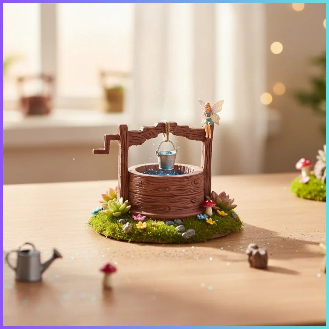 Miniature Model Flower Basket 1 Pcs - Image 3