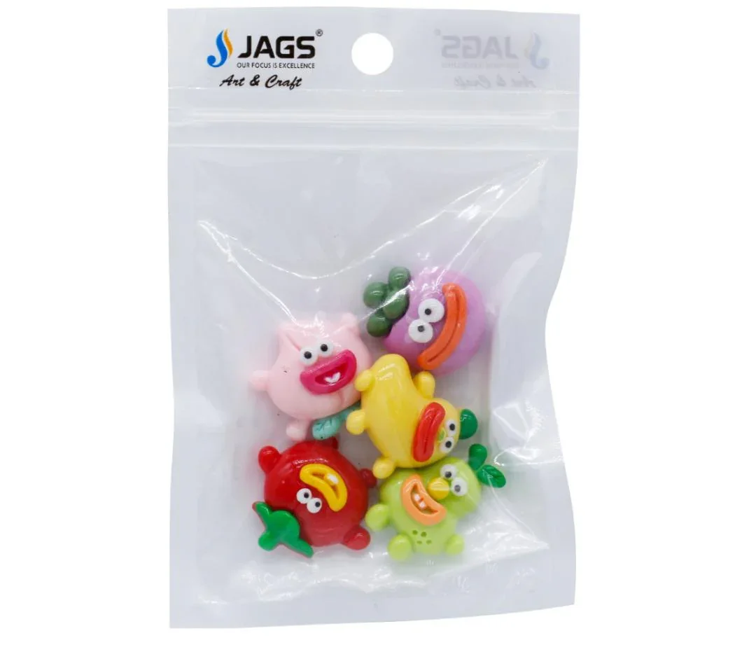 Miniature Model Fruit (1) 5 Pcs Mix Colour MMAN-18 - Image 3