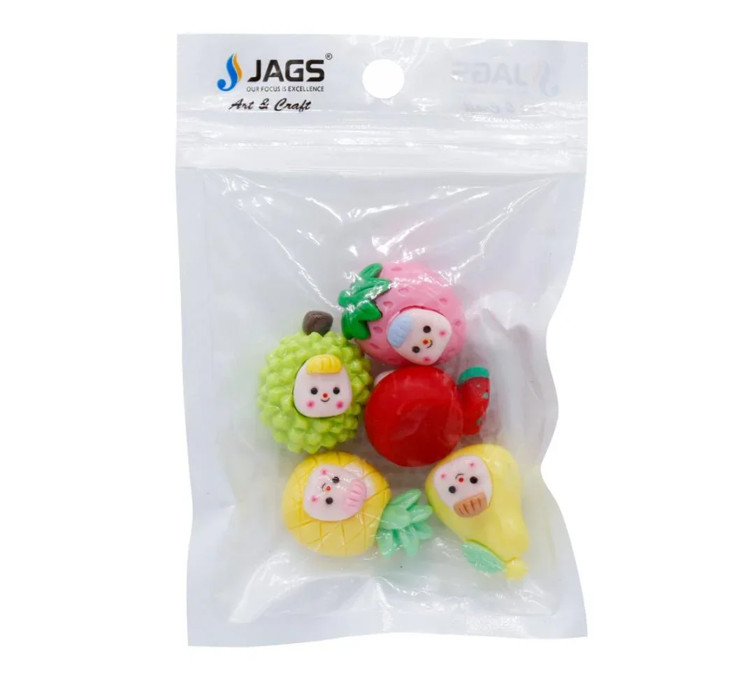 Miniature Model Fruit (2) 5 Pcs Mix Colour MMAN-19 - Image 2