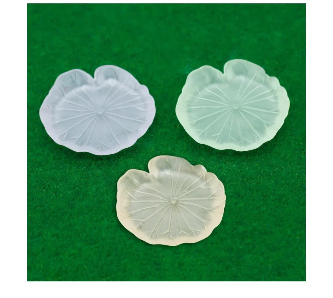 Miniature Model Luminous Lotus Leaf 3 Pcs Set C0387-6 - Image 4