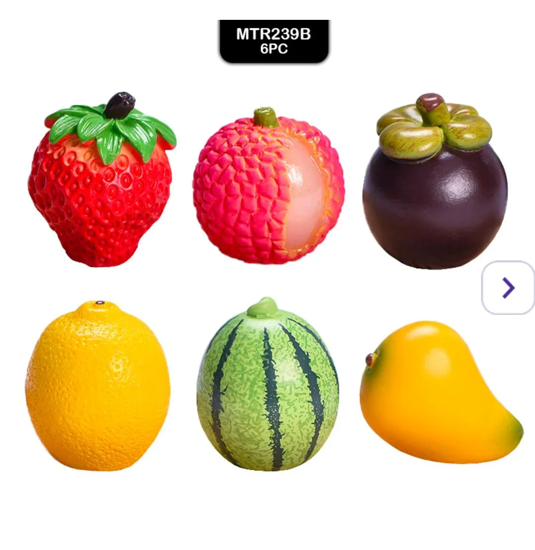 Miniature Model Frauit (6Pc) Pack of 1 - Image 2