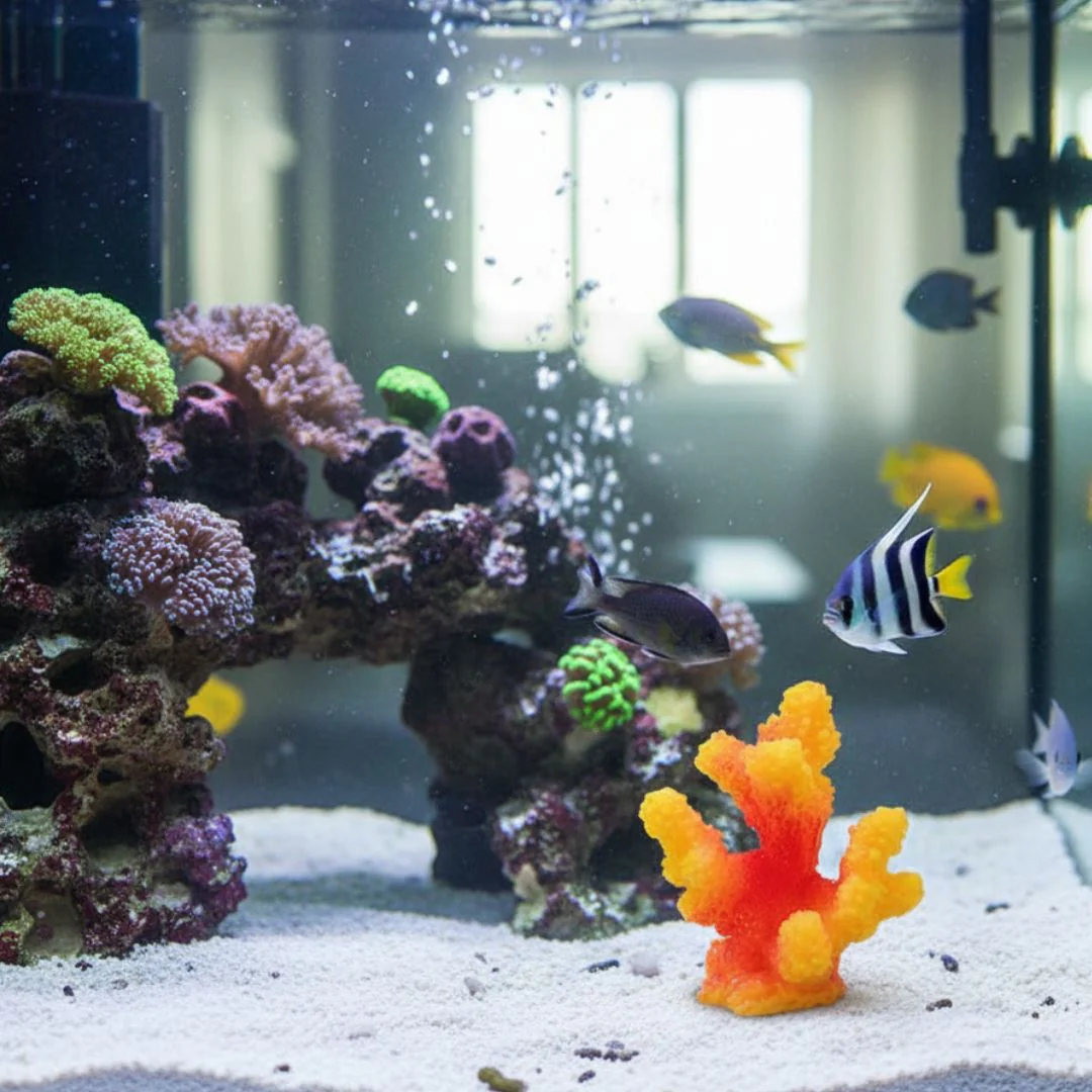 Miniature Orange Coral Reef Decorative Model 4.2cm (2 Pcs) Pack of 1 - Image 4