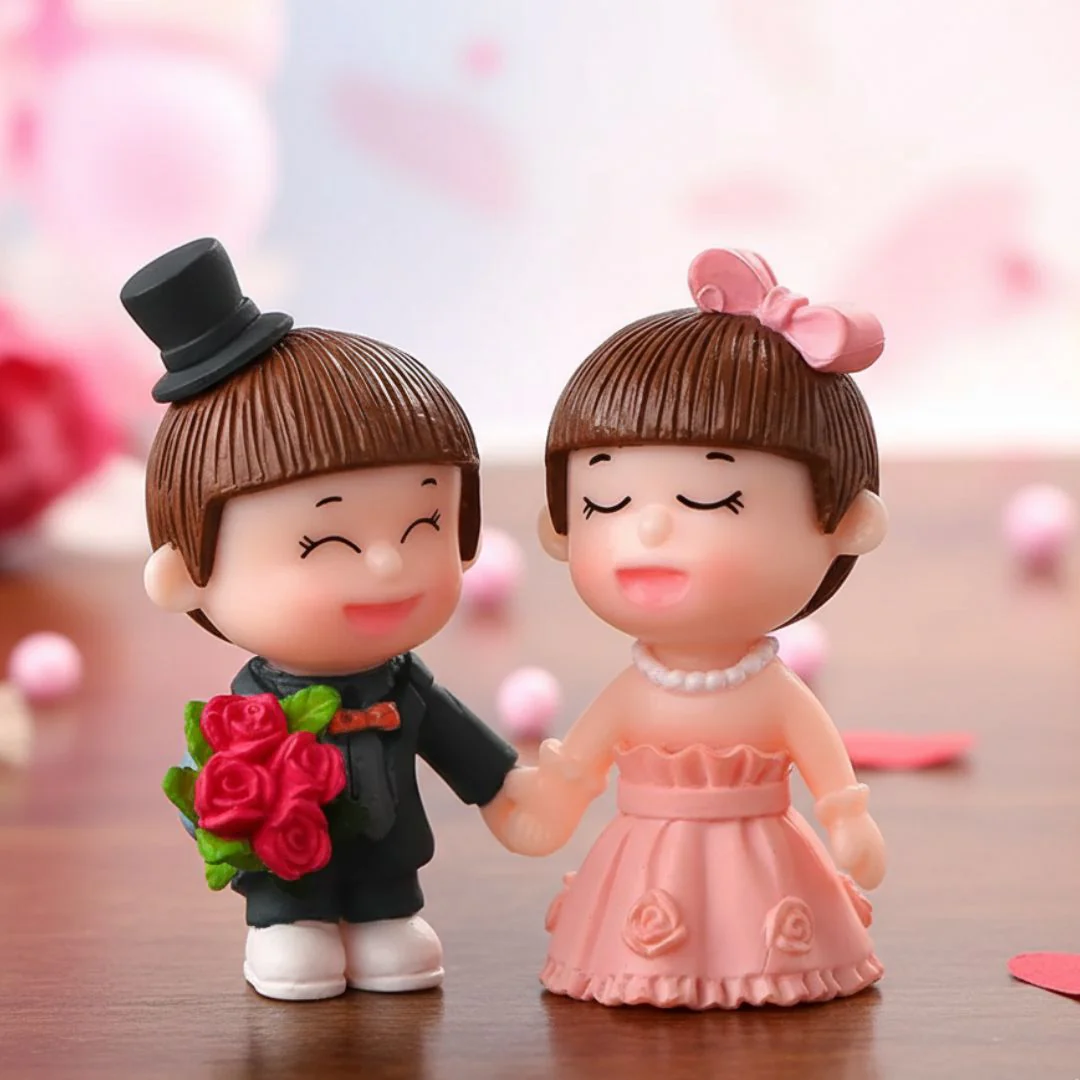 Miniature Model Wedding Couple 5.6cm (2pcs) Pack of 1