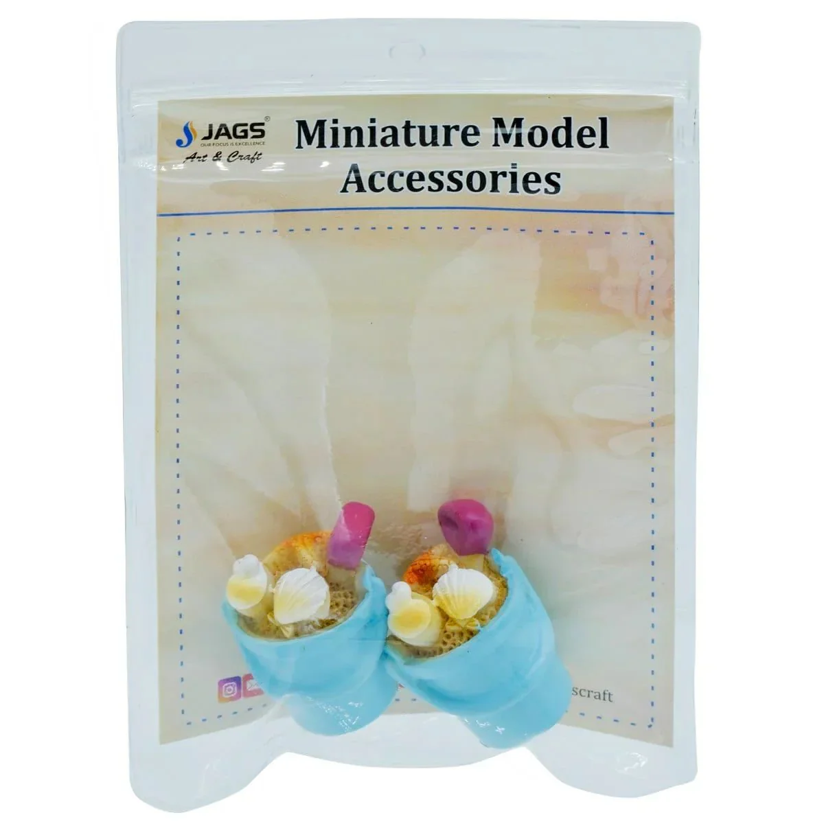 Miniature Model Sea Bucket 2Pcs (C0048-9) MMA20 - Image 4