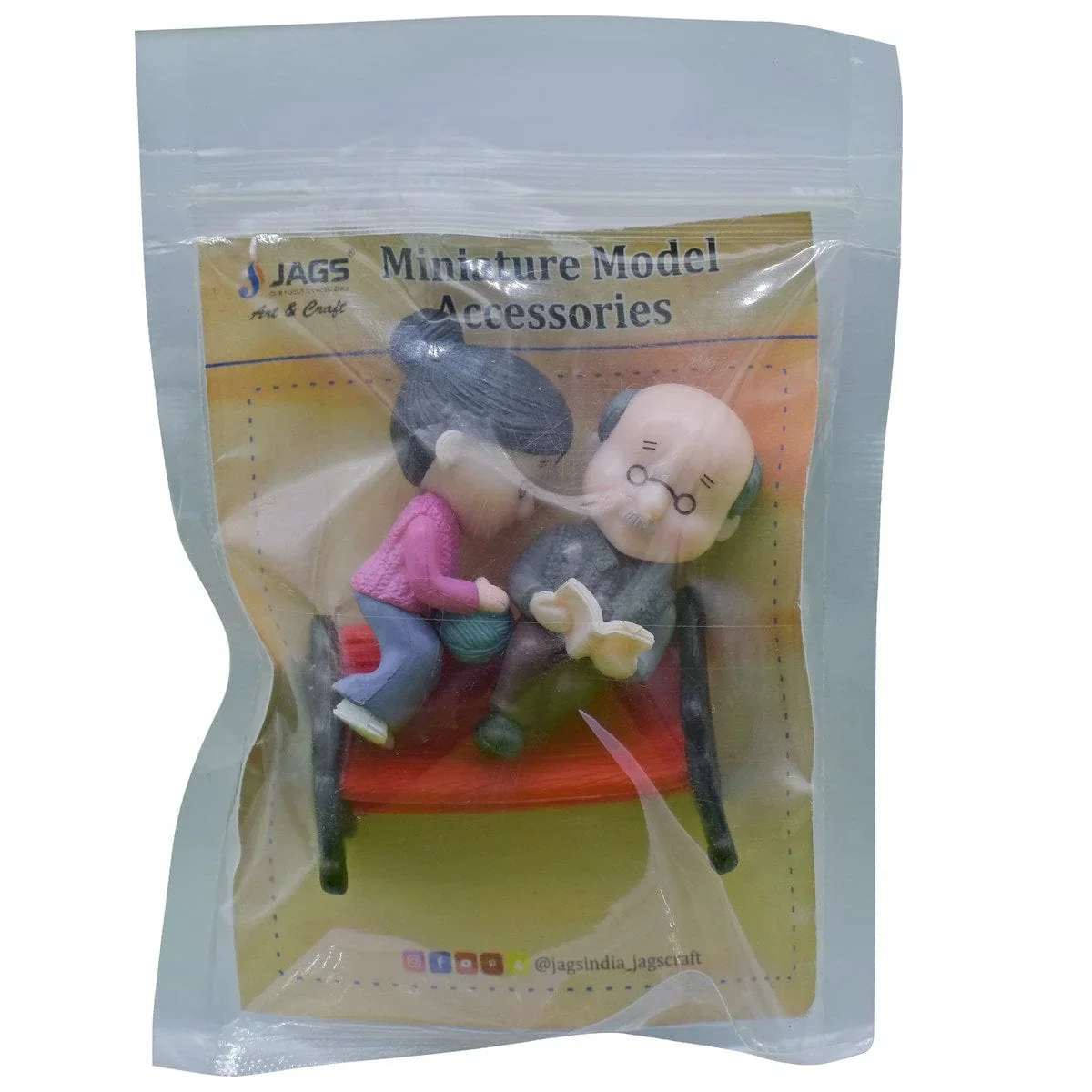 Miniature Old Couple With Chair Set 93pcs) pack of 1 - Image 4