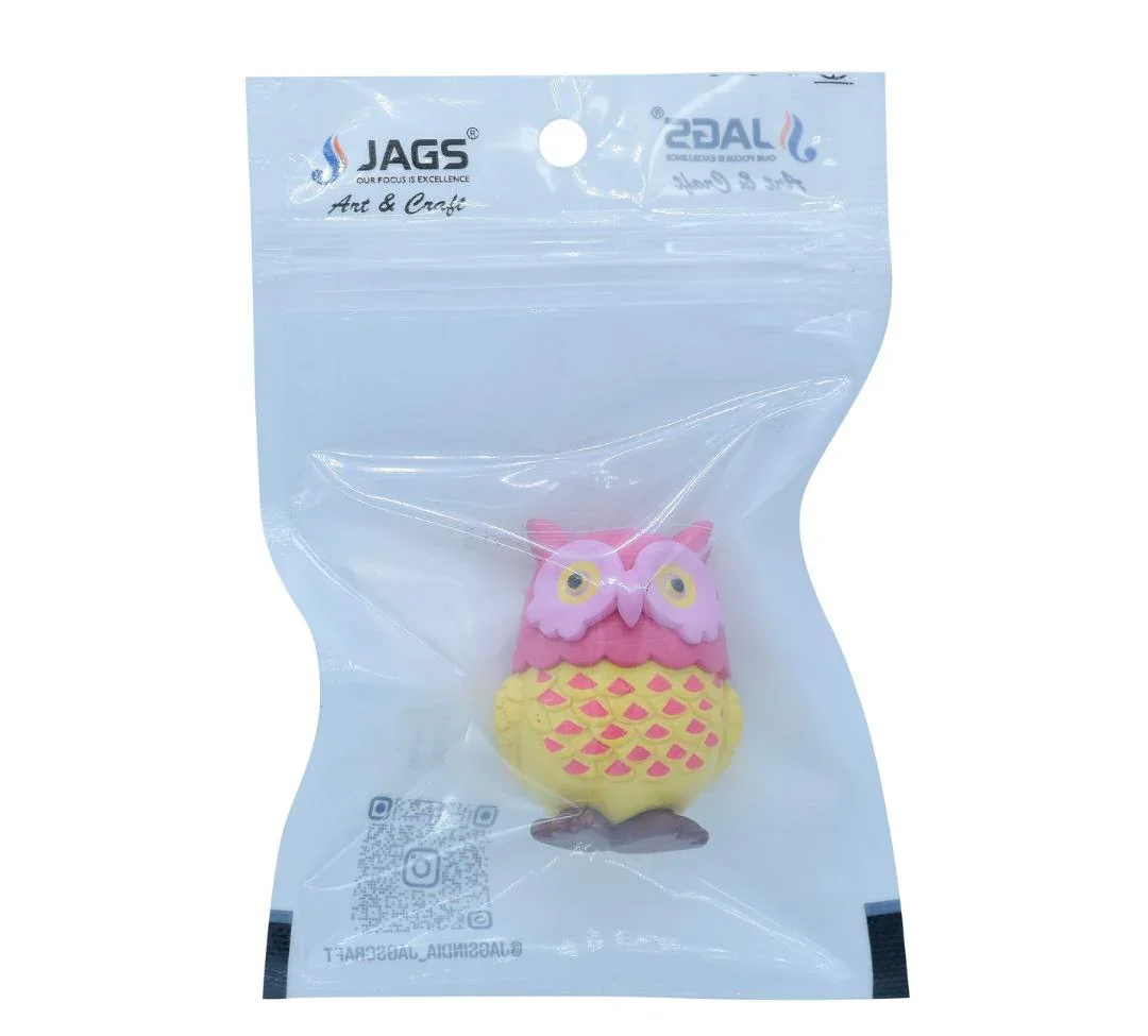 Miniature Owl Figurine – Cute DIY Decor | 1 Pc | C0031-8 - Image 4