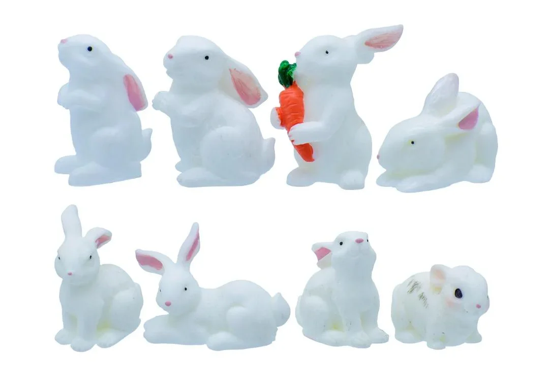 Miniature Rabbit 8 Pcs Set | C0215-A - Image 2
