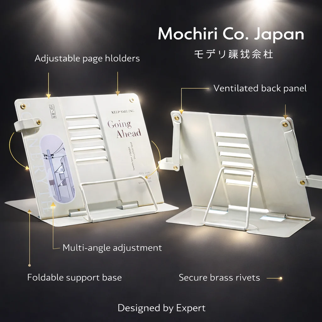 Mochiri Co. Japan – Adjustable Reading Stand - Image 2