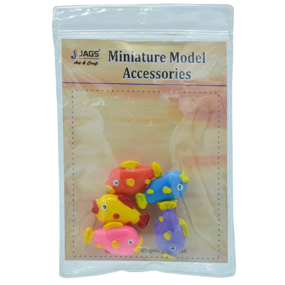 Model Plastic Miniature Fish 5Pcs - Image 4