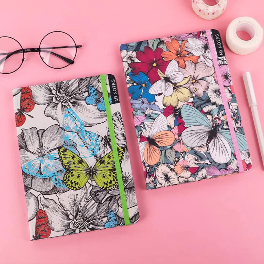 A5 Fancy Journal Diary I Ruled & Undated I 100 Sheets | Pack Of 1